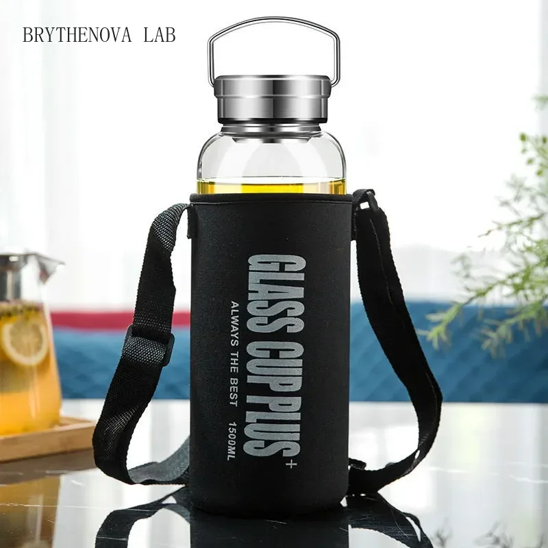 Outdoor Sport Glass Water Bottle - Стеклянная бутылка для воды 2 л